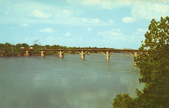 Main Street Bridge Arkansas River Little Rock, Arkansas